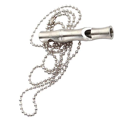 COSMEVIVI Hundetrainingspfeife Zum Stoppen des Bellens Metall-wanderpfeife mit Kette Tragbare Campingpfeife für Den Notfall COSMEVIVI Hundetrainingspfeife Zum Stoppen des Bellens Metall-wanderpfeife mit Kette Tragbare Campingpfeife für Den Notfall von COSMEVIVI
