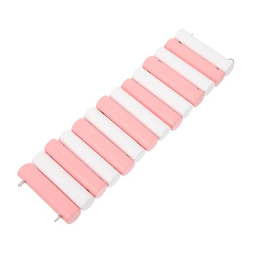 COSMEVIVI Chinchilla-Leiter Kletterspielzeug für Hamster aus Holz Leiter für Kleintiere multifunktionales Haustiermöbel einfach aufzubauen COSMEVIVI Chinchilla-Leiter Kletterspielzeug für Hamster aus Holz Leiter für Kleintiere multifunktionales Haustiermöbel einfach aufzubauen von COSMEVIVI