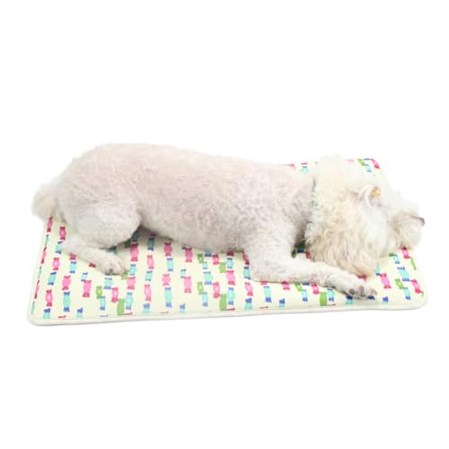 COSMEVIVI Pet Cool Mat Für Hunde Und Katzen wasserdichte Sommermatte Aus Atmungsaktivem Material Hitzeableitendes Kissen Für Haustiere Leicht Zu Reinigen Und Kratzfest Candy COSMEVIVI Pet Cool Mat Für Hunde Und Katzen wasserdichte Sommermatte Aus Atmungsaktivem Material Hitzeableitendes Kissen Für Haustiere Leicht Zu Reinigen Und Kratzfest Candy von COSMEVIVI