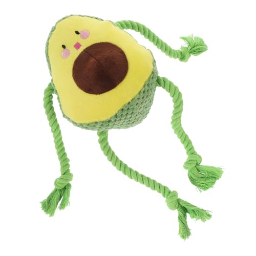 COSMEVIVI Pet Squeaky Spielzeug Mit Seil Interaktives Plüschspielzeug Für Hunde Und Katzen Und Fördert Und Fitness Grünes Avocado-Design COSMEVIVI Pet Squeaky Spielzeug Mit Seil Interaktives Plüschspielzeug Für Hunde Und Katzen Und Fördert Und Fitness Grünes Avocado-Design von COSMEVIVI