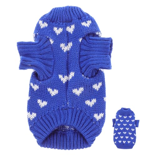 COSMEVIVI Hundepullover, Warm, Für Welpen, Kostüm, Katze, Weste, Dekorativer Hunde/Katzenpullover, Welpen Winterpullover, Winterkostüm Für Hunde, Hundekleidung, Warme, Tragbare COSMEVIVI Hundepullover, Warm, Für Welpen, Kostüm, Katze, Weste, Dekorativer Hunde/Katzenpullover, Welpen Winterpullover, Winterkostüm Für Hunde, Hundekleidung, Warme, Tragbare von COSMEVIVI