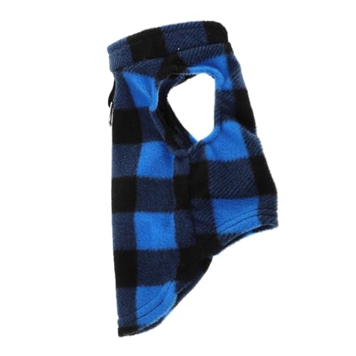 COSMEVIVI Fleece Hundeweste Für Winter Und Herbst Warme Und Süße Jacke Mit Kariertem Design Geeignet Für Kleine Und Mittlere Hunde Perfektes Outfit Für Haustierpartys Und Fotos von COSMEVIVI