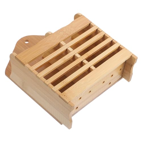 COSMEVIVI Futtertrog für Kaninchen Heu-Futtertrog für Kaninchen aus Holz Heuhalter für Kleintiere zerlegen COSMEVIVI Futtertrog für Kaninchen Heu-Futtertrog für Kaninchen aus Holz Heuhalter für Kleintiere zerlegen von COSMEVIVI