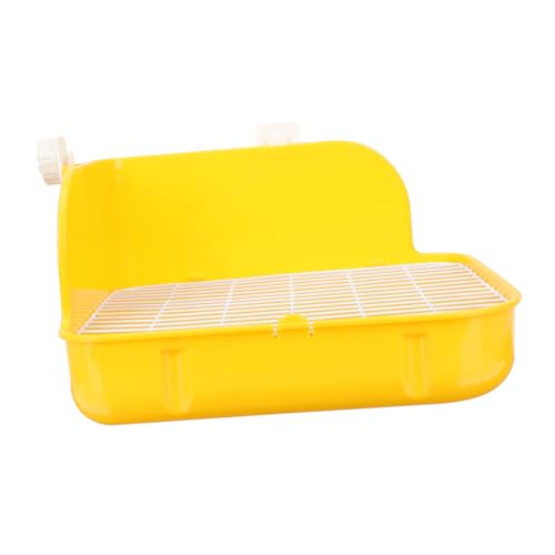 COSMEVIVI Kaninchentöpfchen Aus Kunststoff Häschen Toilette Töpfchenecke Für Kleintiere Kleintierstreu Toilette Kaninchenversorgung Kaninchen-zubehör Kleine Tierpfanne Hase Yellow Plastik COSMEVIVI Kaninchentöpfchen Aus Kunststoff Häschen Toilette Töpfchenecke Für Kleintiere Kleintierstreu Toilette Kaninchenversorgung Kaninchen-zubehör Kleine Tierpfanne Hase Yellow Plastik von COSMEVIVI