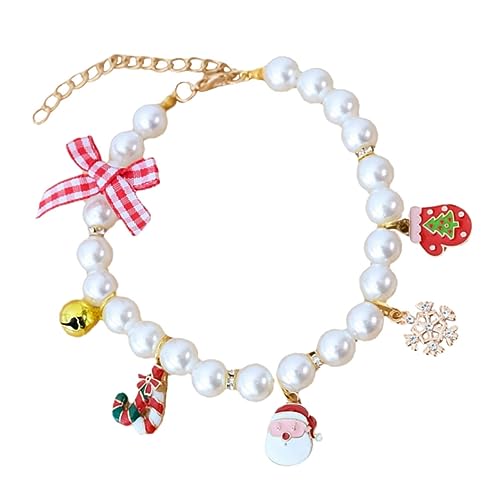 COSMEVIVI Decorative Hundehalsband Mit Perlen Für Katzen Und Verschleißfestes Design Für Weihnachten Partys Und Tägliches Tragen COSMEVIVI Decorative Hundehalsband Mit Perlen Für Katzen Und Verschleißfestes Design Für Weihnachten Partys Und Tägliches Tragen von COSMEVIVI