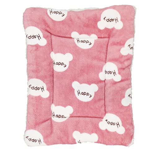 COSMEVIVI Katzendecke rutschfeste Haustiermatratze Haustierhausmatte Plüschtiere Ruhekissen Für Katzen Tragbares Haustierbett Flauschige Haustierdecke Ruhekissen Für Haustiere Rosa Polyester COSMEVIVI Katzendecke rutschfeste Haustiermatratze Haustierhausmatte Plüschtiere Ruhekissen Für Katzen Tragbares Haustierbett Flauschige Haustierdecke Ruhekissen Für Haustiere Rosa Polyester von COSMEVIVI
