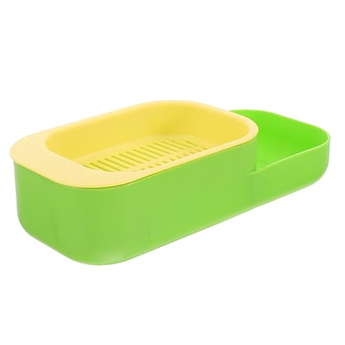 COSMEVIVI Cat Grass Hydroponic Planter Praktische Katzengras Box Für Innenbereich Soilless Pflanzgefäß Mit Doppeltem Design Für Haustier Snacks Und Heimgarten Grünes Design von COSMEVIVI