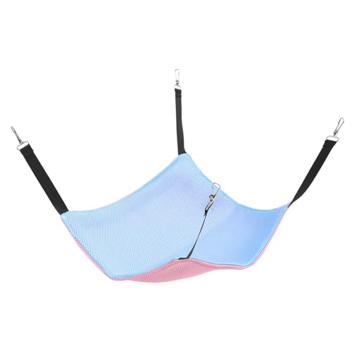 COSMEVIVI Cat Hammock Für Haustiere Doppelseitige Hängematte Aus Atmungsaktiver Mesh-Material Für Katzen Und Kleine Tiere Schafft Einen Gemütlichen Schlafplatz Im Käfig Fenstern von COSMEVIVI