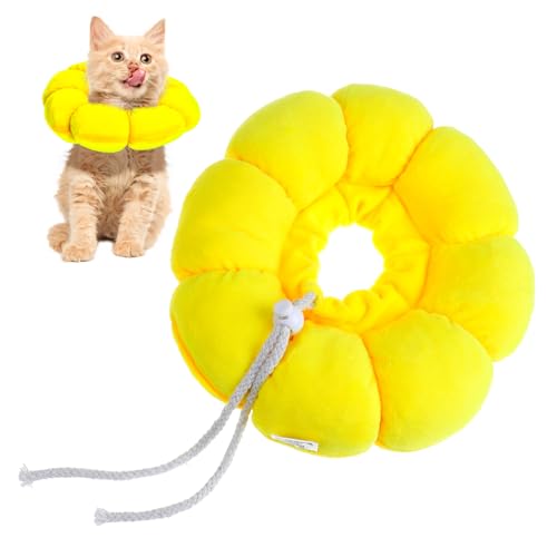 COSMEVIVI Cat Cone Halskragen Für Katzen Weicher Und Verstellbarer Donut-Kragen Blumenmuster Für Kätzchen Operationen Hautpflege COSMEVIVI Cat Cone Halskragen Für Katzen Weicher Und Verstellbarer Donut-Kragen Blumenmuster Für Kätzchen Operationen Hautpflege von COSMEVIVI
