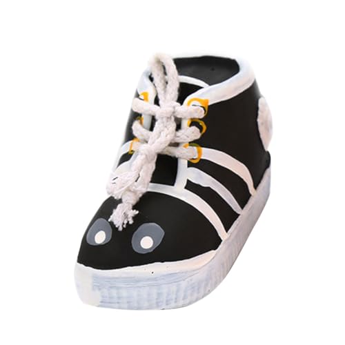 COSMEVIVI Hundespielzeug Schuhdesign Mit Geräuschfunktion Kauspielzeug Zahnpflege Und Spielzeug Für Haustiere Für Zuhause Und Unterwegs Schwarz COSMEVIVI Hundespielzeug Schuhdesign Mit Geräuschfunktion Kauspielzeug Zahnpflege Und Spielzeug Für Haustiere Für Zuhause Und Unterwegs Schwarz von COSMEVIVI