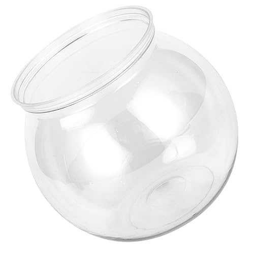 COSMEVIVI Transparenter Runder Fisch Tank Für Desktop Kreatives Dekorationsstück Für Zuhause Und Büro Für Kleine Fische Und Hydroponische Pflanzen von COSMEVIVI
