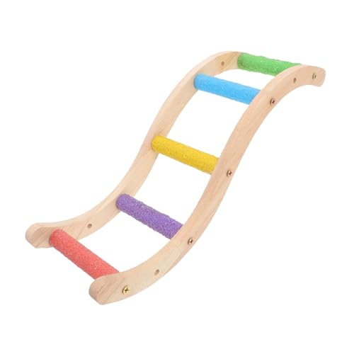 COSMEVIVI Holz Vogel Kletterleiter Für Papageien Spielzeug Für Wellensittiche Nymphensittiche Kleine Vögel Förmige Holzleiter Fördert Bewegung Gesundheit Zufällige Holzfarbe COSMEVIVI Holz Vogel Kletterleiter Für Papageien Spielzeug Für Wellensittiche Nymphensittiche Kleine Vögel Förmige Holzleiter Fördert Bewegung Gesundheit Zufällige Holzfarbe von COSMEVIVI