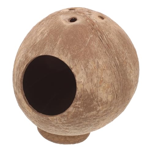 COSMEVIVI Kokosnussschalennest, Spielzeug, Hamsterkäfig, Meerschweinchenversteck, Zartes Hamsterversteck, Kleintierversteck, Hütte, Meerschweinchen Kokosnusshaus, Hamster Kokosnusshütte, COSMEVIVI Kokosnussschalennest, Spielzeug, Hamsterkäfig, Meerschweinchenversteck, Zartes Hamsterversteck, Kleintierversteck, Hütte, Meerschweinchen Kokosnusshaus, Hamster Kokosnusshütte, von COSMEVIVI