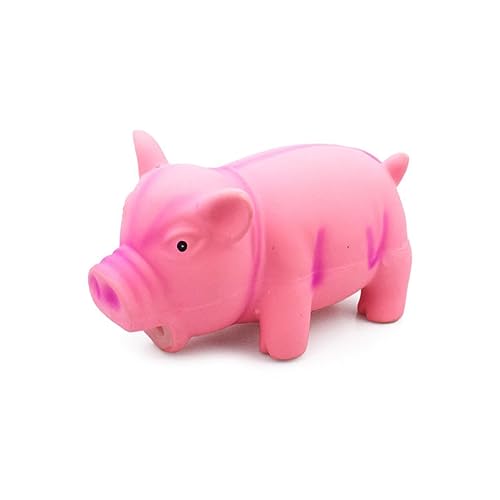 COSMEVIVI Kreatives Beißspielzeug Für Hunde Lustiges Geräusch Langlebiges -Material Zum Zähneknirschen Fördert Spiel Und Beschäftigung Für Hunde Jeden Alters Rosa Schwein von COSMEVIVI