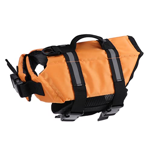 COSMEVIVI Hundeschwimmweste Für Große Hunde Robuste Und Langlebige Orange Größe L Pet Life Ideal Für Wassersport Und Ihres Hundes COSMEVIVI Hundeschwimmweste Für Große Hunde Robuste Und Langlebige Orange Größe L Pet Life Ideal Für Wassersport Und Ihres Hundes von COSMEVIVI