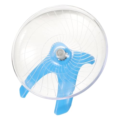 COSMEVIVI Leises Laufrad für Hamster Laufrad für Kleintiere Spielzeug-Trainingsrad Blaue Untertasse COSMEVIVI Leises Laufrad für Hamster Laufrad für Kleintiere Spielzeug-Trainingsrad Blaue Untertasse von COSMEVIVI