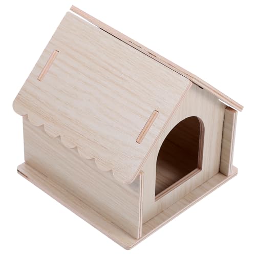COSMEVIVI Hamsterversteck aus Holz klein Bezauberndes Design verschleißfestes Material sicher zum Beißen als Dekoration COSMEVIVI Hamsterversteck aus Holz klein Bezauberndes Design verschleißfestes Material sicher zum Beißen als Dekoration von COSMEVIVI