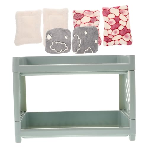 COSMEVIVI Doppellagiges Hamsterbett Für Meerschweinchen Kaninchen Und Hasen Multifunktionales Bett Mit Abnehmbarem Nest Für Hamster Und Chinchillas Bequem Und Langlebig COSMEVIVI Doppellagiges Hamsterbett Für Meerschweinchen Kaninchen Und Hasen Multifunktionales Bett Mit Abnehmbarem Nest Für Hamster Und Chinchillas Bequem Und Langlebig von COSMEVIVI