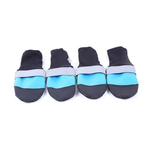 COSMEVIVI Paar wasserdichte Stiefel für Haustiere hundeschuhe Hunde Schuhe Dog Shoes Schuhe für Hunde wasserdichte hundestiefel Welpenschuhe aus Oxford-Stoff Hunde Katzen petp Stiefel Blue COSMEVIVI Paar wasserdichte Stiefel für Haustiere hundeschuhe Hunde Schuhe Dog Shoes Schuhe für Hunde wasserdichte hundestiefel Welpenschuhe aus Oxford-Stoff Hunde Katzen petp Stiefel Blue von COSMEVIVI