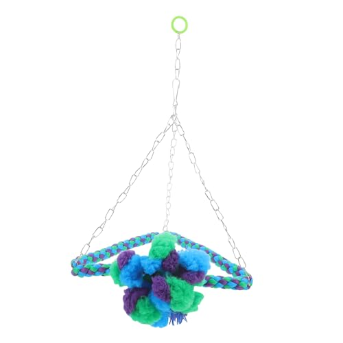 COSMEVIVI Vogel Papagei Schaukel Spielzeug Papagei Kauen Seil Haustier Hängenden Schaukel Vögel Kauen Spielzeug Zufällige Farbe COSMEVIVI Vogel Papagei Schaukel Spielzeug Papagei Kauen Seil Haustier Hängenden Schaukel Vögel Kauen Spielzeug Zufällige Farbe von COSMEVIVI