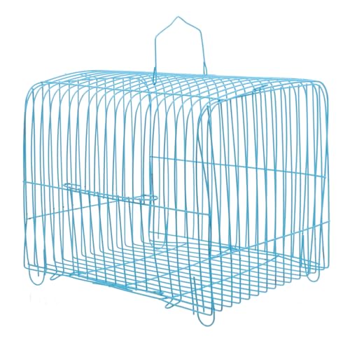 COSMEVIVI Portable Käfig Für Vögel Tragbarer Käfig Für Papageien Und Kleine Vögel Für Reisen Und Zucht Atmungsaktives Design Mittlere Halbrunde Form von COSMEVIVI