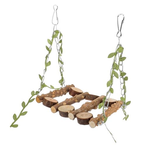 COSMEVIVI Papagei Schaukelspielzeug Aus Holz Hängende Vogelperche Für Sittiche Und Kleine Nager Spielzeug Für Klettern Spielen Und Stressabbau Fördert Balance Und Aktivität Dekorativ COSMEVIVI Papagei Schaukelspielzeug Aus Holz Hängende Vogelperche Für Sittiche Und Kleine Nager Spielzeug Für Klettern Spielen Und Stressabbau Fördert Balance Und Aktivität Dekorativ von COSMEVIVI