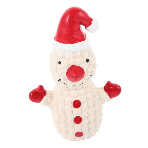 COSMEVIVI Hunde-Quietschspielzeug Weihnachts-Schneemann Kauspielzeug aus Latex für Welpen lustig leicht zu reinigen COSMEVIVI Hunde-Quietschspielzeug Weihnachts-Schneemann Kauspielzeug aus Latex für Welpen lustig leicht zu reinigen von COSMEVIVI