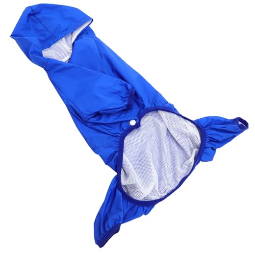 COSMEVIVI Hundebekleidung Hunderegenmäntel Wasserdichter Regenmantel All-Inclusive für Hunde Reflektierend Größe 16 Blau COSMEVIVI Hundebekleidung Hunderegenmäntel Wasserdichter Regenmantel All-Inclusive für Hunde Reflektierend Größe 16 Blau von COSMEVIVI