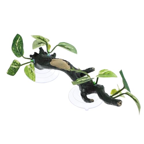 COSMEVIVI Reptilien Kletterzweig für Terrarien Naturgetreue Pflanzen Deko aus Resin Robust und Langlebig Geeignet für Bartagamen Schlangen Chamäleons und Echsen Platzsparend und Vielseitig COSMEVIVI Reptilien Kletterzweig für Terrarien Naturgetreue Pflanzen Deko aus Resin Robust und Langlebig Geeignet für Bartagamen Schlangen Chamäleons und Echsen Platzsparend und Vielseitig von COSMEVIVI