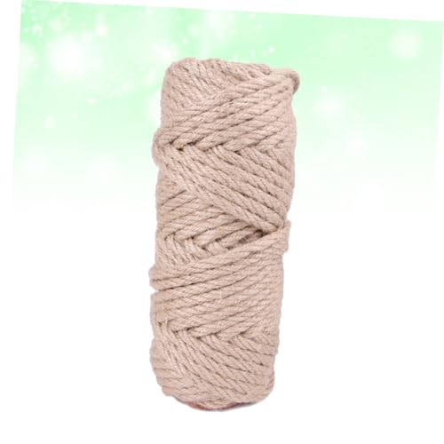 COSMEVIVI Sisal Seil für Katzenkratzsäule Zubehör Langlebiges Kletterseil für Kratzbaum Katzen Robustes Sisalmaterial für Krallenpflege und Kletterspaß Zuhause von COSMEVIVI
