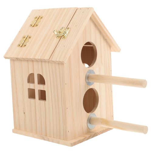 COSMEVIVI Vogelzucht Nistkasten Aus Für Wellensittiche Nist Und Brutkasten Für Vögel Robuste Vogelhaus Nistbox Für Fenster Und Innenräume Vögel Brut Und Nistmaterial von COSMEVIVI