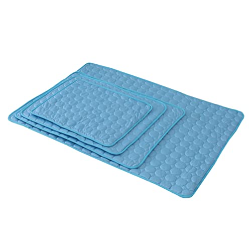 COSMEVIVI Pet Pad XL Sommer Kühlmatte Für Hunde Und Katzen Selbstkühlende Hundedecke Für Zuhause Auto Und Reisen Atmungsaktiv Mit Rutschfester Unterseite Blau COSMEVIVI Pet Pad XL Sommer Kühlmatte Für Hunde Und Katzen Selbstkühlende Hundedecke Für Zuhause Auto Und Reisen Atmungsaktiv Mit Rutschfester Unterseite Blau von COSMEVIVI