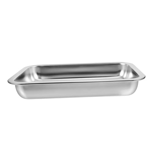 COSMEVIVI Stainless Steel Litter Box Für Katzen Offene Katzentoilette Aus Rostfreiem Edelstahl Für Kleine Katzen Und Kätzchen Strapazierfähig Und Leicht Zu Reinigen COSMEVIVI Stainless Steel Litter Box Für Katzen Offene Katzentoilette Aus Rostfreiem Edelstahl Für Kleine Katzen Und Kätzchen Strapazierfähig Und Leicht Zu Reinigen von COSMEVIVI