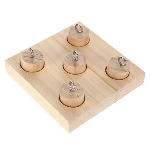 COSMEVIVI Interaktives Papagei-Spielzeug Für Nymphensittiche Sittiche Zubehör Aus Holz Spielzeug Vogel-Hommock COSMEVIVI Interaktives Papagei-Spielzeug Für Nymphensittiche Sittiche Zubehör Aus Holz Spielzeug Vogel-Hommock von COSMEVIVI