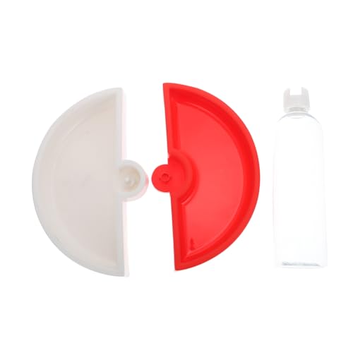 COSMEVIVI Pet Feeder Wasserspender Für Katzen Und Hunde Abnehmbarer Napf Mit Automatischer Wasserzufuhr rutschfest Und Stabil Geeignet Für Kleine Und Große Haustiere Weißes Design von COSMEVIVI