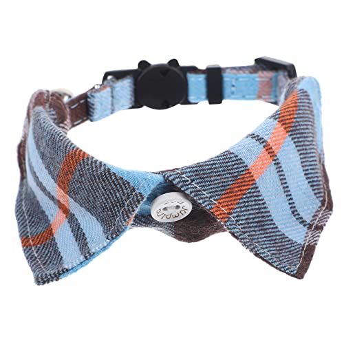 COSMEVIVI Pet Bell Für Verstellbares Kariertes Katzenhalsband Mit Niedlichem Bogen Und Glocke Geeignet Für Kätzchen Und Haustiere Für Feiern Und Tägliches Tragen COSMEVIVI Pet Bell Für Verstellbares Kariertes Katzenhalsband Mit Niedlichem Bogen Und Glocke Geeignet Für Kätzchen Und Haustiere Für Feiern Und Tägliches Tragen von COSMEVIVI