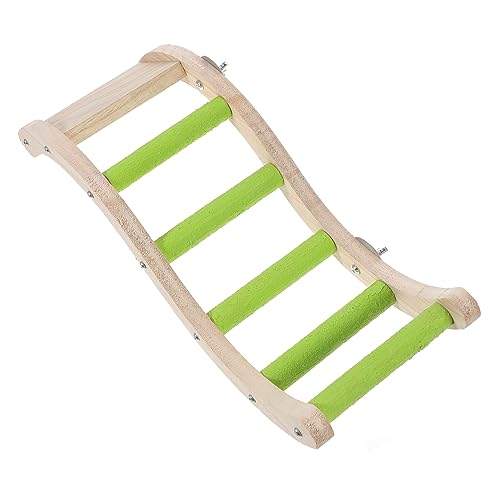 COSMEVIVI Papagei-kletterleiter-Spielzeug Holzleiter Für Sittiche Vögel Papageienspielzeug Vogelkäfig-zubehör Abenteuer-Spielzeug von COSMEVIVI