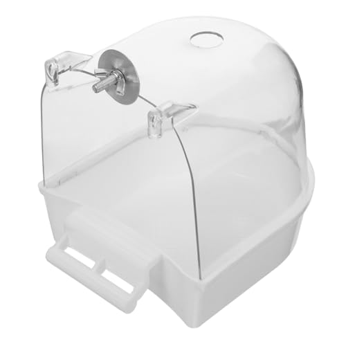 COSMEVIVI Pet Bird Bath Box Für Wellensittiche Hängende Robustem Vielseitig Einsetzbar Als Vogelspielzeug Einfach Zu Reinigen Verwenden Für Kleine Vögel COSMEVIVI Pet Bird Bath Box Für Wellensittiche Hängende Robustem Vielseitig Einsetzbar Als Vogelspielzeug Einfach Zu Reinigen Verwenden Für Kleine Vögel von COSMEVIVI