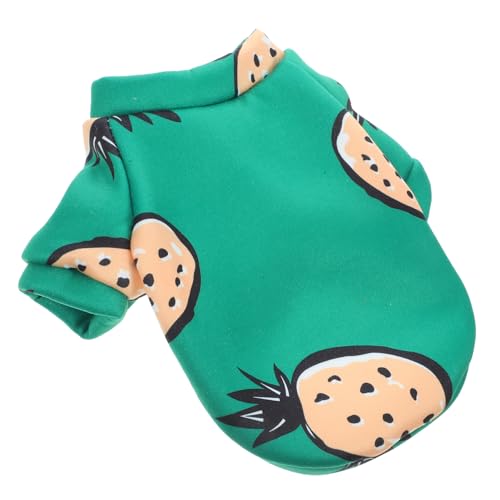 COSMEVIVI Pineapple Printed Winter Dog Coat Warmes Haustierkostüm Für Kleine Hunde Und Katzen Bequemes Und Dickes Design Für Und Outdoor-aktivitäten Xs von COSMEVIVI