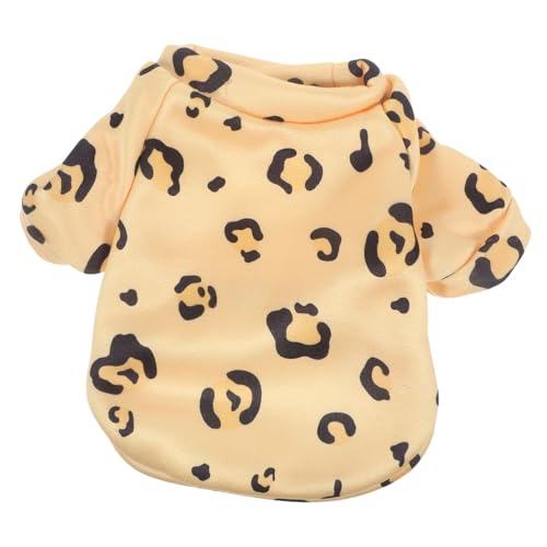 COSMEVIVI Kleiner Hundemantel Für Winter Warmes Hautfreundliches Outfit Für Haustiere Fleece Gefüttert Für Kleine Hunde Und Katzen Xs Leopardenmuster von COSMEVIVI
