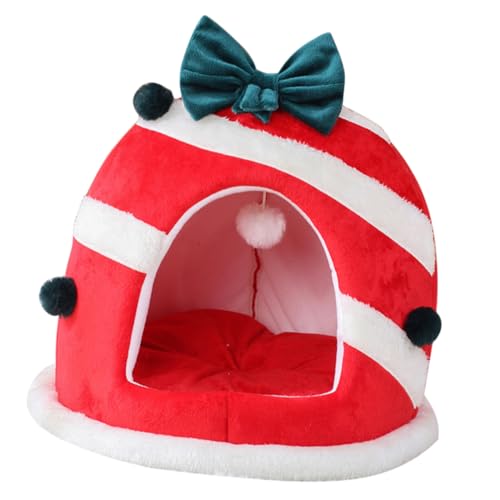 COSMEVIVI Weihnachts Haustiernest, Warmes Katzenbett, Prinzessinnen Hundebett, Katzenschlafunterlage, Entzückendes Hundebett, Cartoon Katzenschlafbett, Weihnachts Haustierbett, Cartoon COSMEVIVI Weihnachts Haustiernest, Warmes Katzenbett, Prinzessinnen Hundebett, Katzenschlafunterlage, Entzückendes Hundebett, Cartoon Katzenschlafbett, Weihnachts Haustierbett, Cartoon von COSMEVIVI