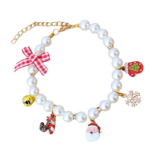 COSMEVIVI Zartes Hundehalsband, Bezauberndes Kätzchenhalsband, Bezauberndes Welpenhalsband, Exquisites Welpenhalsband, Katzenhalsband, Abreißbares Tragbares Kätzchenhalsband, Perlen COSMEVIVI Zartes Hundehalsband, Bezauberndes Kätzchenhalsband, Bezauberndes Welpenhalsband, Exquisites Welpenhalsband, Katzenhalsband, Abreißbares Tragbares Kätzchenhalsband, Perlen von COSMEVIVI