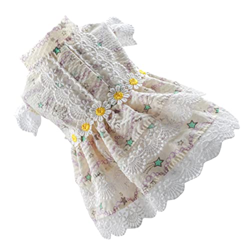 COSMEVIVI geblümtes Prinzessinnenkleid Sommerkleidung für Hunde Hundekostü ädchen-Outfits Kostüme für ädchen Hund Welpenkleidung kleine hundekleidung Haustierkleidung Polyester COSMEVIVI geblümtes Prinzessinnenkleid Sommerkleidung für Hunde Hundekostü ädchen-Outfits Kostüme für ädchen Hund Welpenkleidung kleine hundekleidung Haustierkleidung Polyester von COSMEVIVI