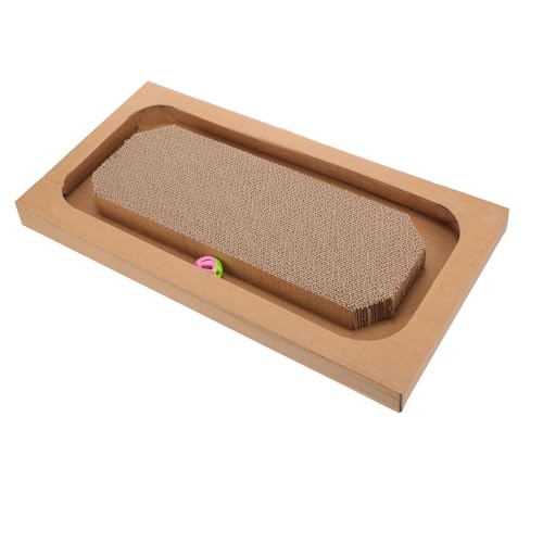 COSMEVIVI Extra große Katzenkratzmatte mit Bällen hoher Kratzbaum aus Wellpappe Katzenspielzeug für den Innenbereich entzückender Kätzchenkratzbaum COSMEVIVI Extra große Katzenkratzmatte mit Bällen hoher Kratzbaum aus Wellpappe Katzenspielzeug für den Innenbereich entzückender Kätzchenkratzbaum von COSMEVIVI