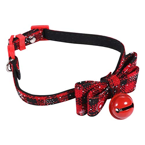 COSMEVIVI Elegantes mit Fliege Festival-Stil Haustierhalsband Glocke weich und langlebig für Hunde und COSMEVIVI Elegantes mit Fliege Festival-Stil Haustierhalsband Glocke weich und langlebig für Hunde und von COSMEVIVI