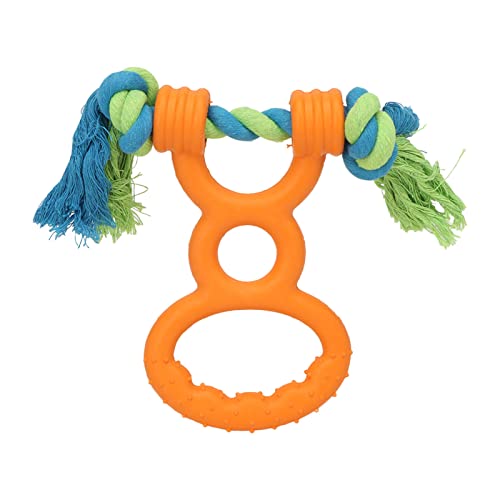 COSMICROWAVE Hunde-Gummiring, Seilspielzeug, Welpen-Beißring, Seil-Hundespielzeug, sicheres tragbares Hunde-Kau-Beißspielzeug für das Training der Zahnreinigung, Zahnfleischmassage für kleine COSMICROWAVE Hunde-Gummiring, Seilspielzeug, Welpen-Beißring, Seil-Hundespielzeug, sicheres tragbares Hunde-Kau-Beißspielzeug für das Training der Zahnreinigung, Zahnfleischmassage für kleine von COSMICROWAVE