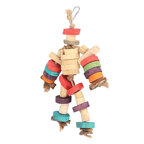 COSMICROWAVE Papageien-Kauspielzeug, bissfest, hängender Holzblock, Vogelkäfig-Spielzeug, großes Vogel-Papageien-Kauspielzeug für mittelgroße Aras, Holzblöcke, Weihnachtsbaumform COSMICROWAVE Papageien-Kauspielzeug, bissfest, hängender Holzblock, Vogelkäfig-Spielzeug, großes Vogel-Papageien-Kauspielzeug für mittelgroße Aras, Holzblöcke, Weihnachtsbaumform von COSMICROWAVE