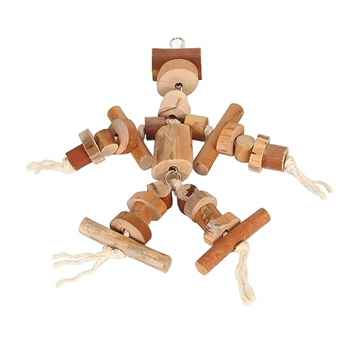 COSMICROWAVE Vogelspielzeug, Papageienspielzeug mit mehrfarbigen Holzklötzen, Spielzeug mit Kaustäben für Vögel, Reduziert Angstgefühle, Schnabel-Vogelkauspielzeug mit beweglichen Haken für COSMICROWAVE Vogelspielzeug, Papageienspielzeug mit mehrfarbigen Holzklötzen, Spielzeug mit Kaustäben für Vögel, Reduziert Angstgefühle, Schnabel-Vogelkauspielzeug mit beweglichen Haken für von COSMICROWAVE