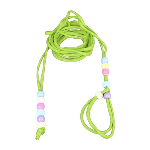 Eidechsen-Traktionsseil, bequem, langlebig, Sicherheitsschutz, verstellbare Reptilienleine für Bartagamen, Hamster, Kleintiere (Green) von COSMICROWAVE