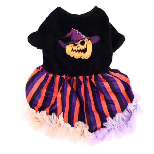 Halloween-Hundekleid, Urlaubsoutfits, Halloween-Haustierkleid, weiches Polyester-Hundekostüm, niedlicher Aufdruck, Katzen-Outfit, einfach zu tragendes Hundetuch, Hunde-Outfit, Halloween-Hundekleid, Urlaubsoutfits, Halloween-Haustierkleid, weiches Polyester-Hundekostüm, niedlicher Aufdruck, Katzen-Outfit, einfach zu tragendes Hundetuch, Hunde-Outfit, von COSMICROWAVE